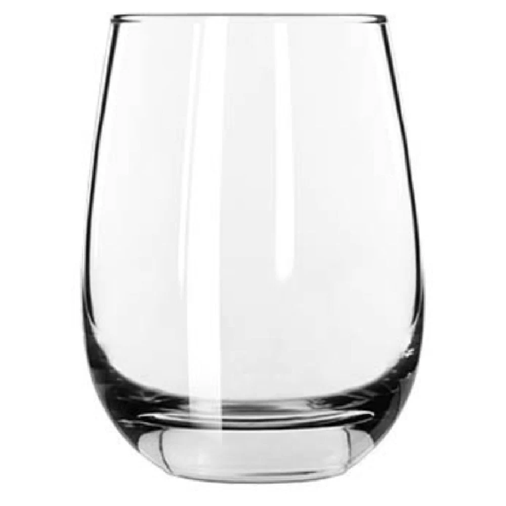 Libbey 231 15-1/4 Oz. Stemless White Wine Glass with Safedge Rim Guarantee