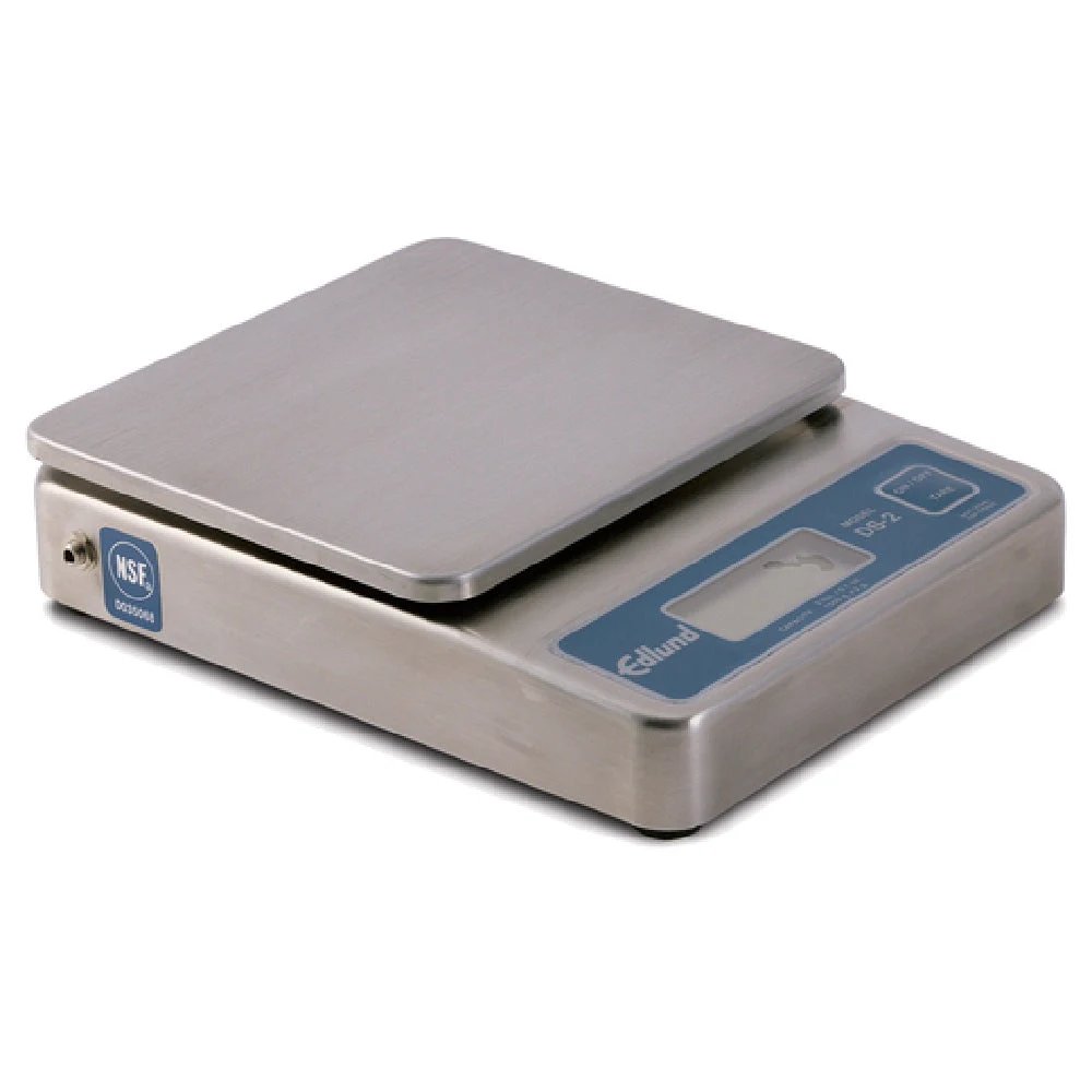 JB Prince U801 6-3/4 Inch Width Digital Scale Stainless Steel Electric Scale
