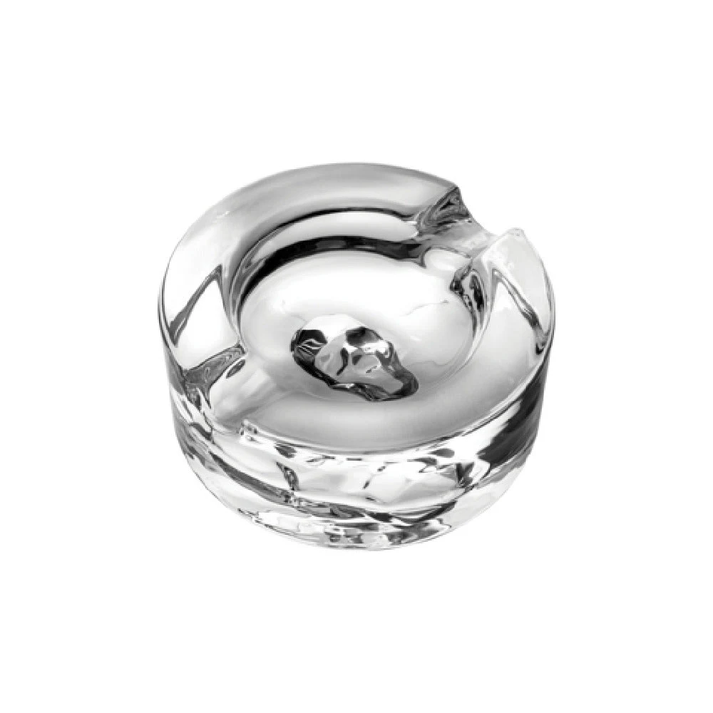 Steelite P24421 6 1/4 Inch Cigar Ashtray Round Clear Crystalline