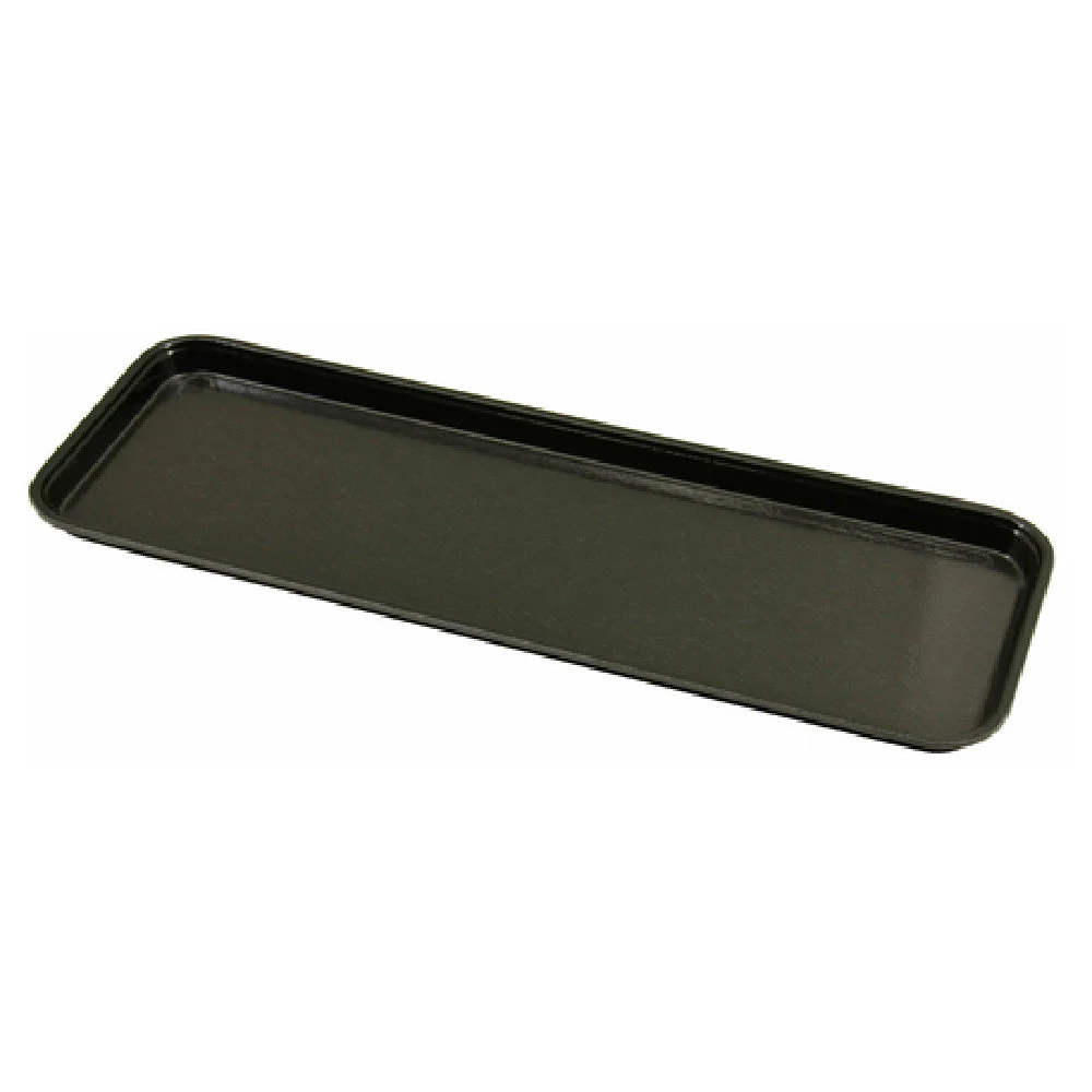 Omcan 24389 30 Inch Rectangular Display Tray with Fiberglass Black Finish