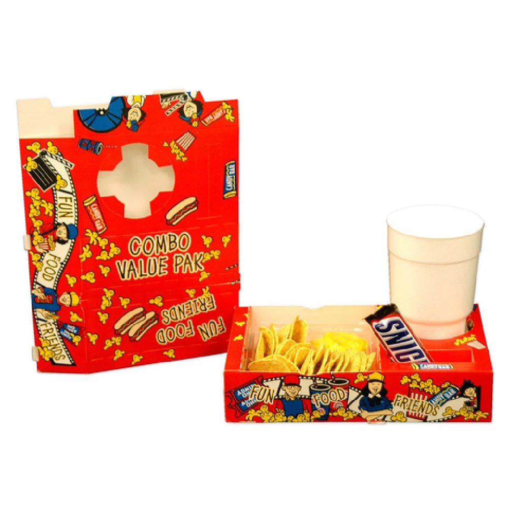 Winco 47001 10 Inch Combo Serving Trays 250 Packs Popcorn Supplies