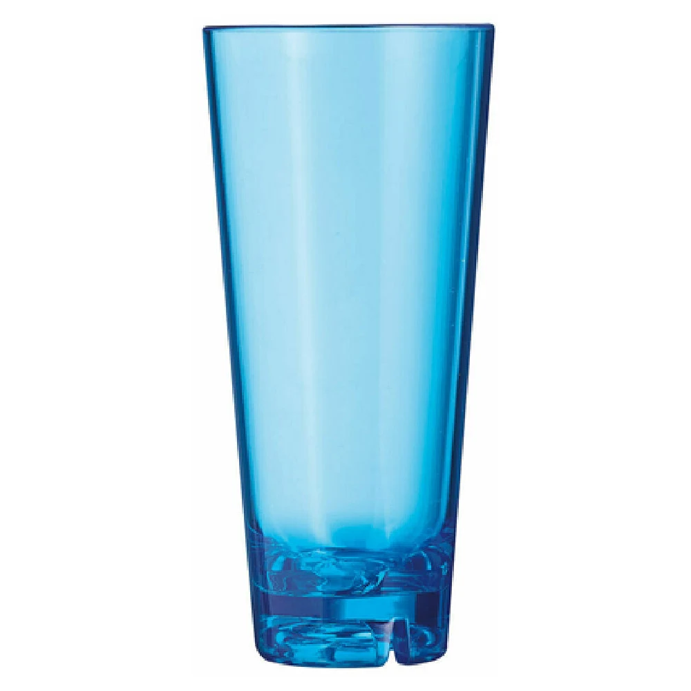 Arc Cardinal FM402 16 Oz Hi Ball Glass Dishwasher Safe Plastic Blue