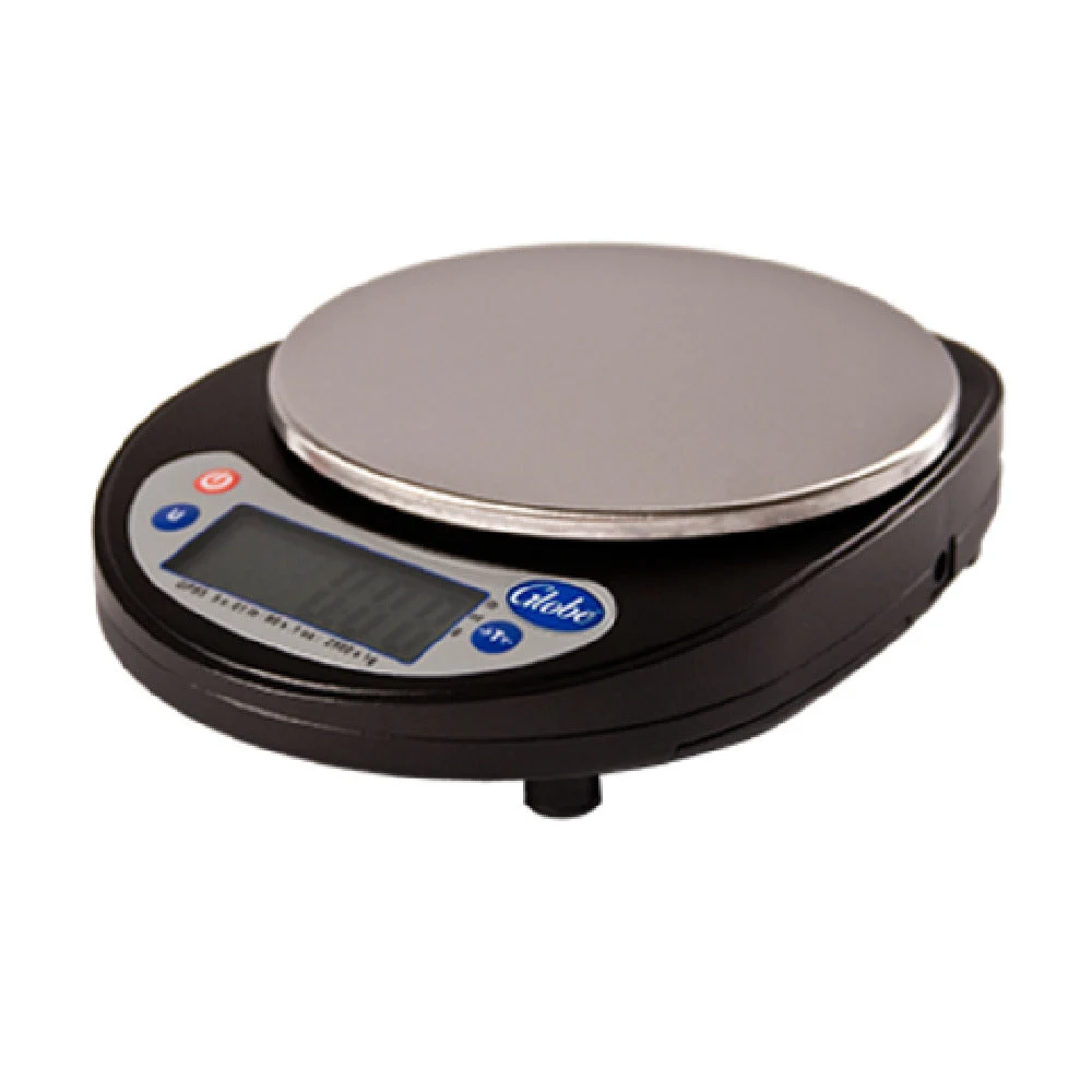 Globe GPS5 Portion Control Scale 8.5 Inch Stainless Steel Compact Digital