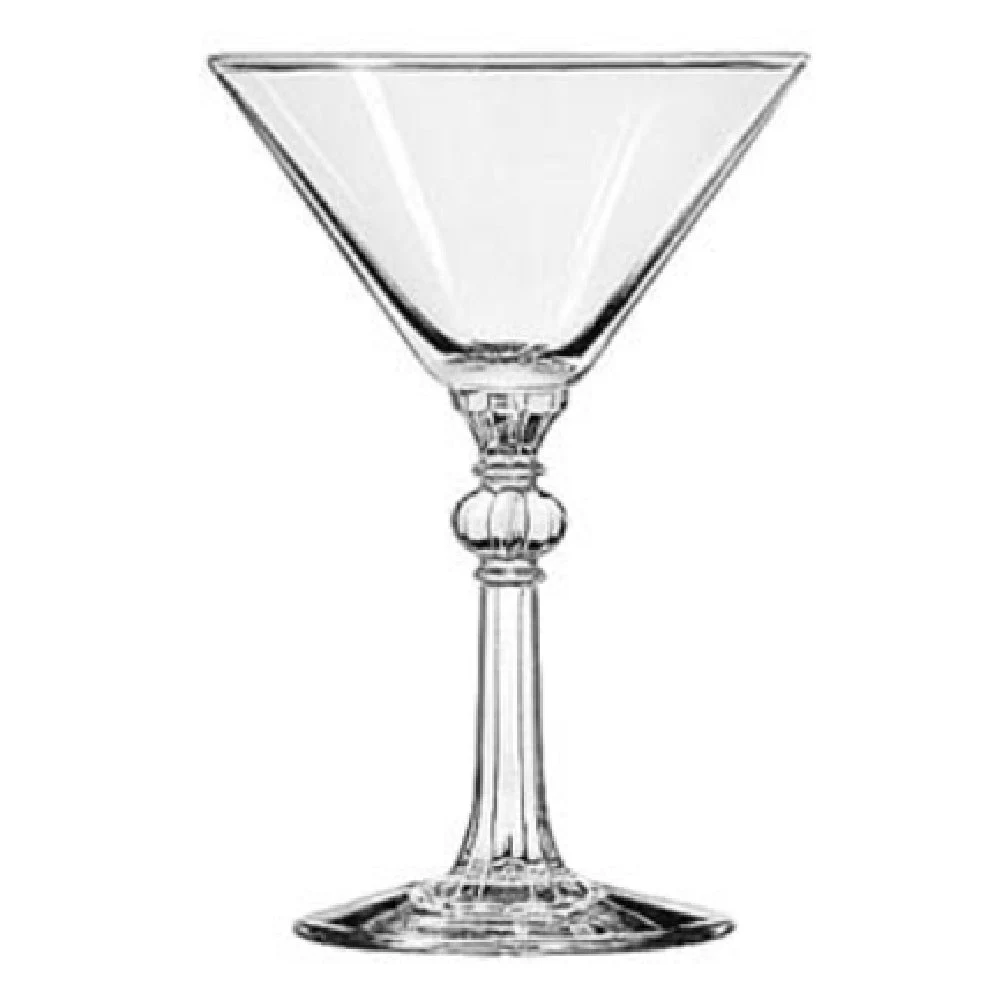Libbey 8876 6-1/2 Oz Cocktail Glass Retro Design with Safedge Rim Guarantee