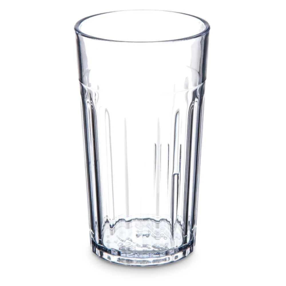 Carlisle 110407 4 Oz Fluted Tumbler SAN Clear Dishwasher Safe BPA Free