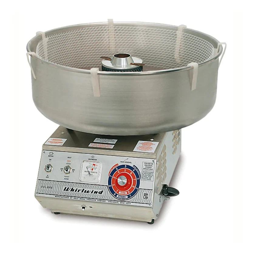 Gold Medal 3008SS 26 Inch Deluxe Cotton Candy Machine Stainless Steel with Toggle Switches and Dual Heat Elements