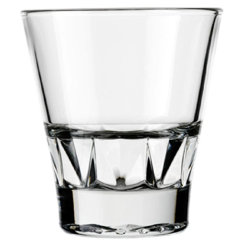 Libbey 15970 11-1/2 oz Double Old Fashioned Glass Stackable Glass DuraTuff Diamond Pattern