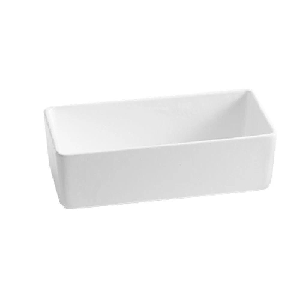 Tablecraft CW4026CBL 2 Qt Aluminum Bowl Cold Holding Rectangular Cobalt Blue