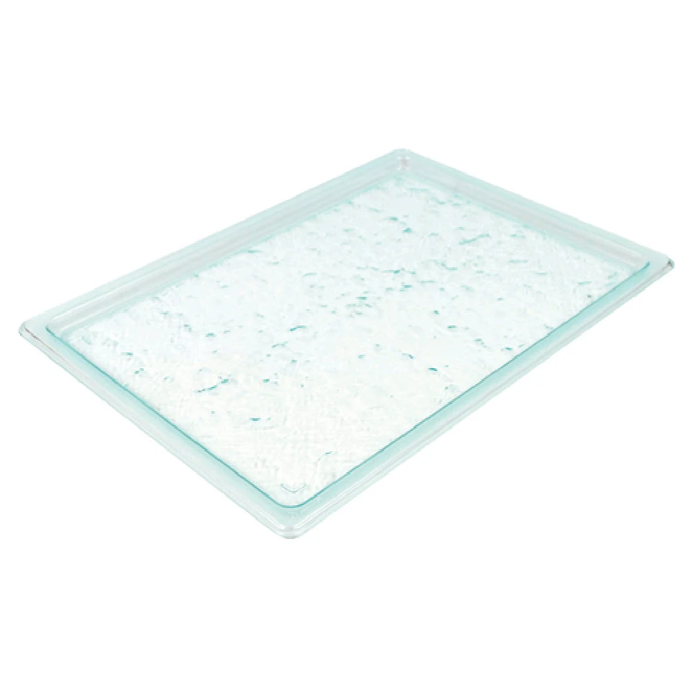BauscherHepp GL3827 15 Inch Clear Disposable Canapé Tray with Rippled Effect
