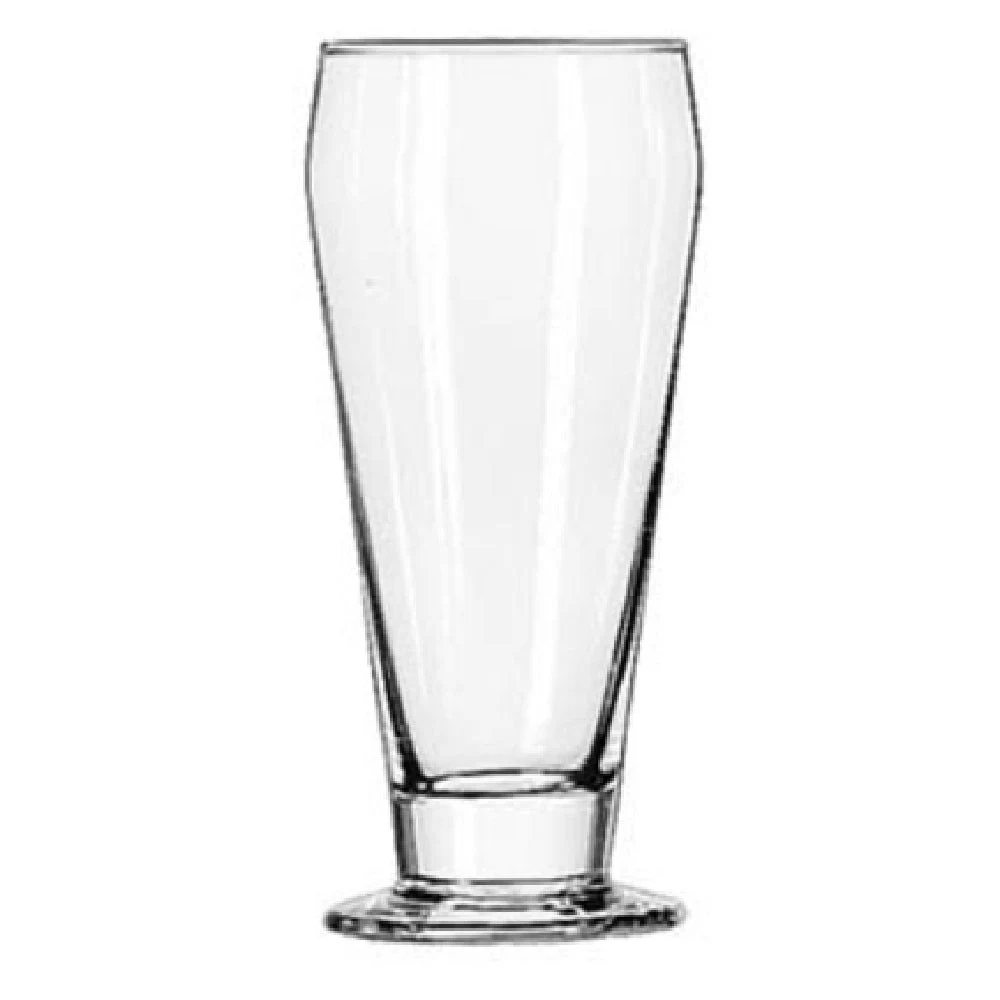 Libbey 3812 12 Oz Ale Glass Safedge Rim and Foot Guarantee Clear Glass