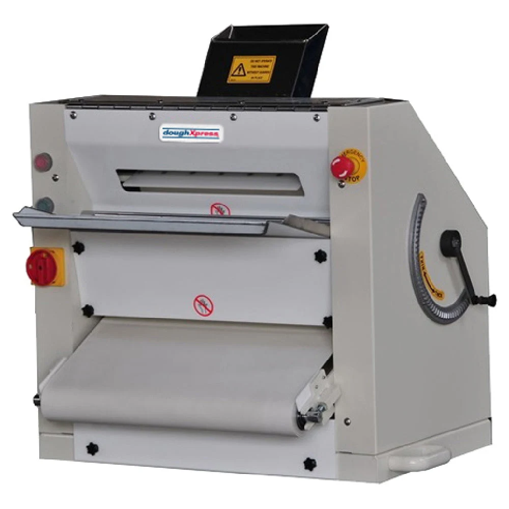 DoughXpress DXP-PS001 20 Inch Diameter Dough Sheeter Countertop Electric with Non-stick Rollers