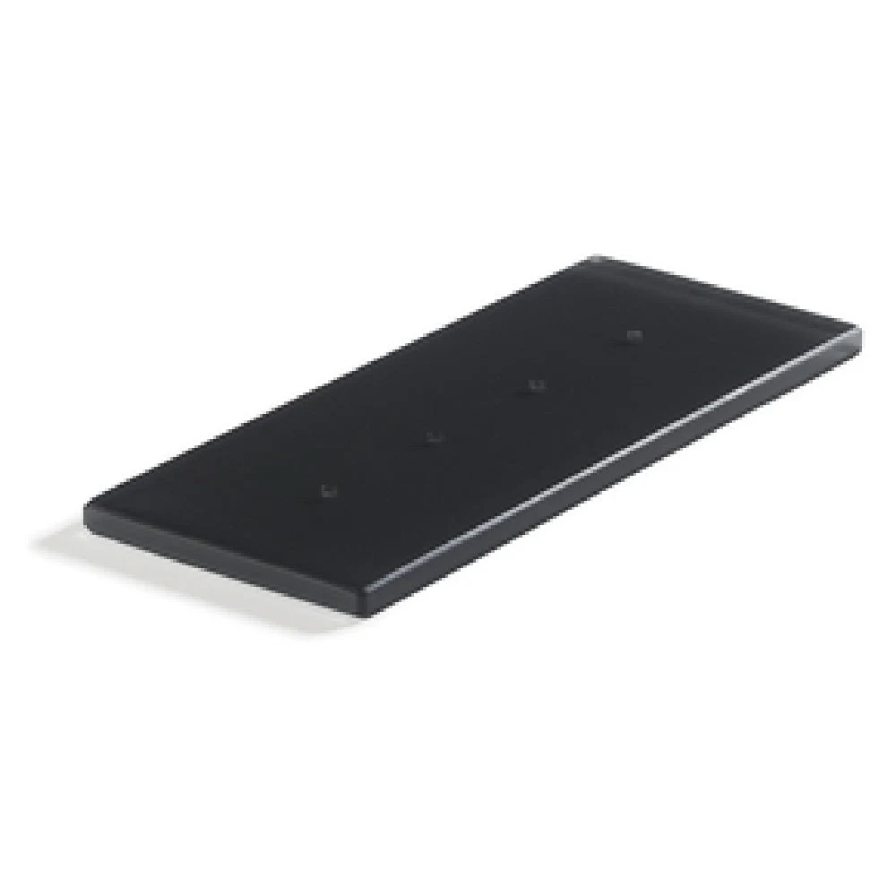Revol 411222 9-3/4 Inch Black Tasting Tray with 4 Holes Made in France