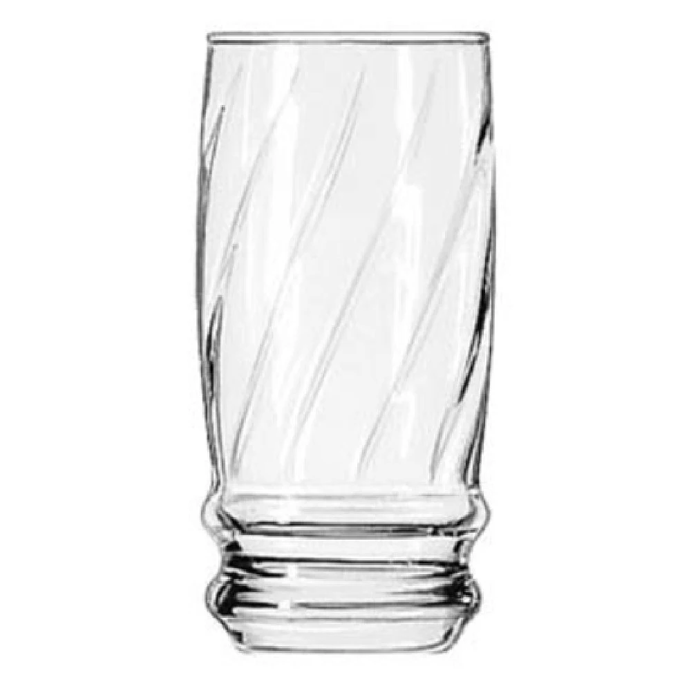 Libbey 29811HT 16 Oz Cooler Glass Safedge Rim Guarantee, Heat Treated Glass