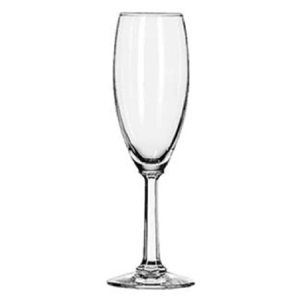 Libbey 8795 5-3/4 Oz Flute Glass Safedge Rim Guarantee 12 Packs