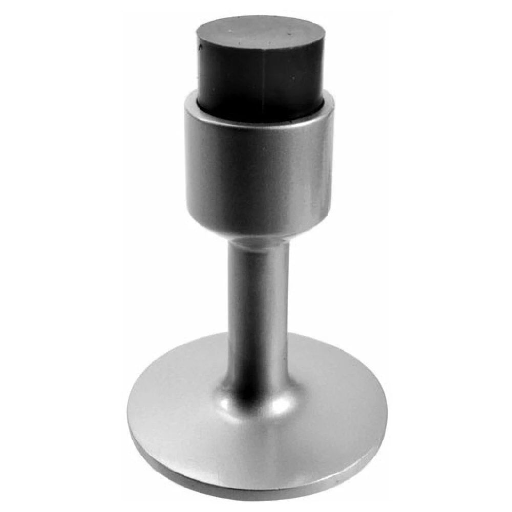 AllPoints 266320 2.5 Inch Wall Mount Door Stop Aluminum Finish