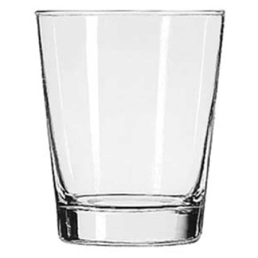 Libbey 816CD 15 Oz Double Old Fashioned Glass Heavy Base with Finedge Rim