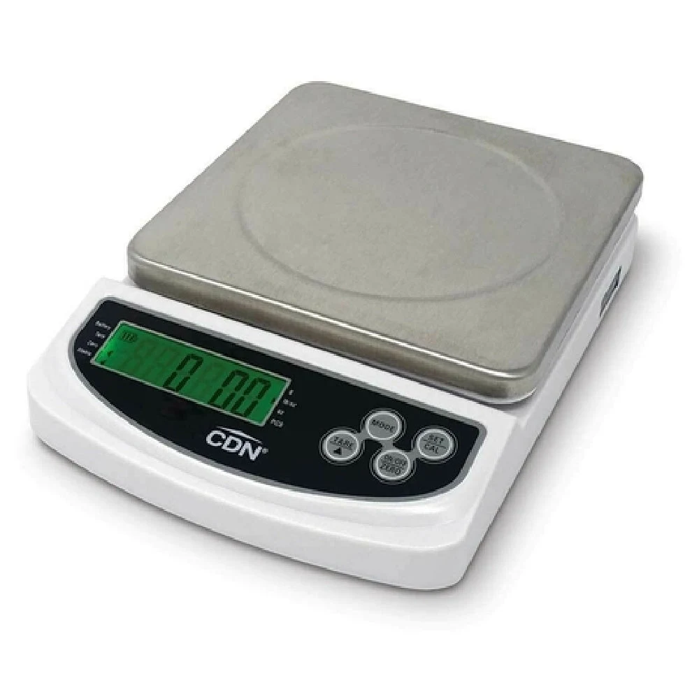 CDN SD2206 6-3/10 Inch Digital Portion Control Scale Stainless Steel with Tare