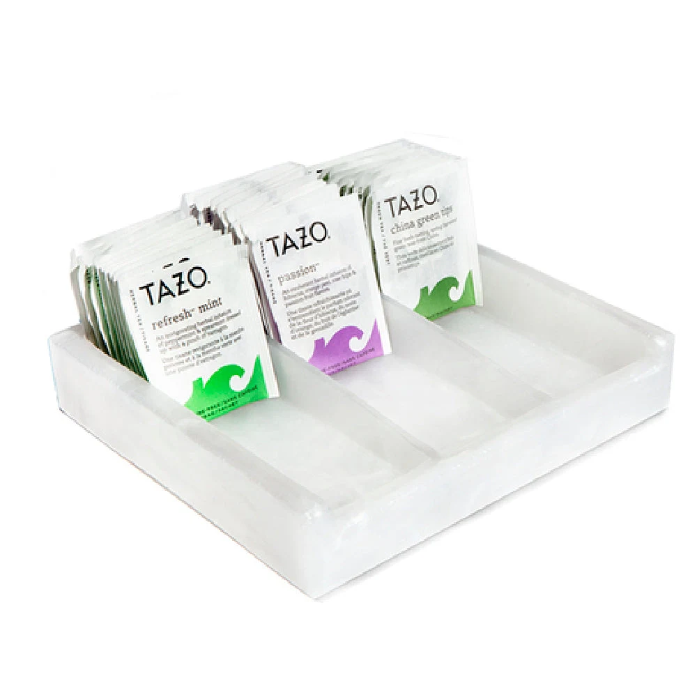 Steelite KMK1013SH 9 Inch Condiment Caddy with 3 Sections Resin White