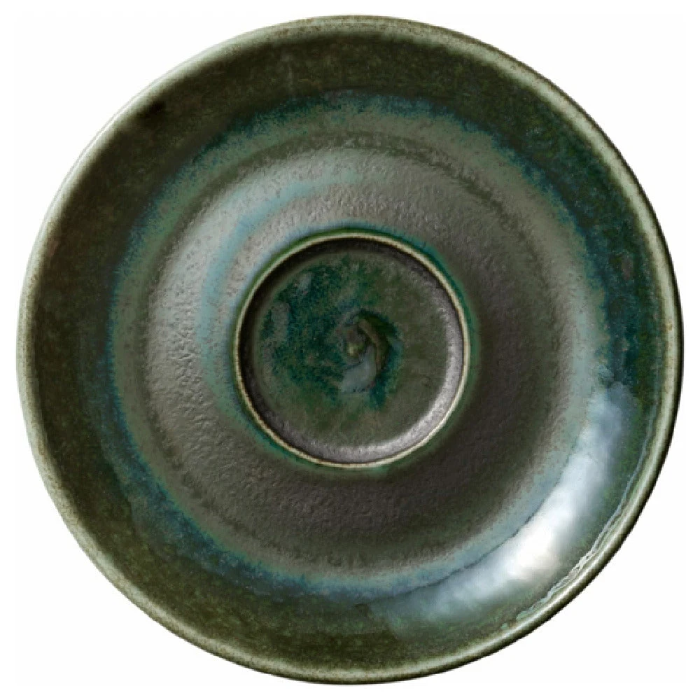 Libbey 801690841000103 4.5 Inch Round Saucer Porcelain Avocado
