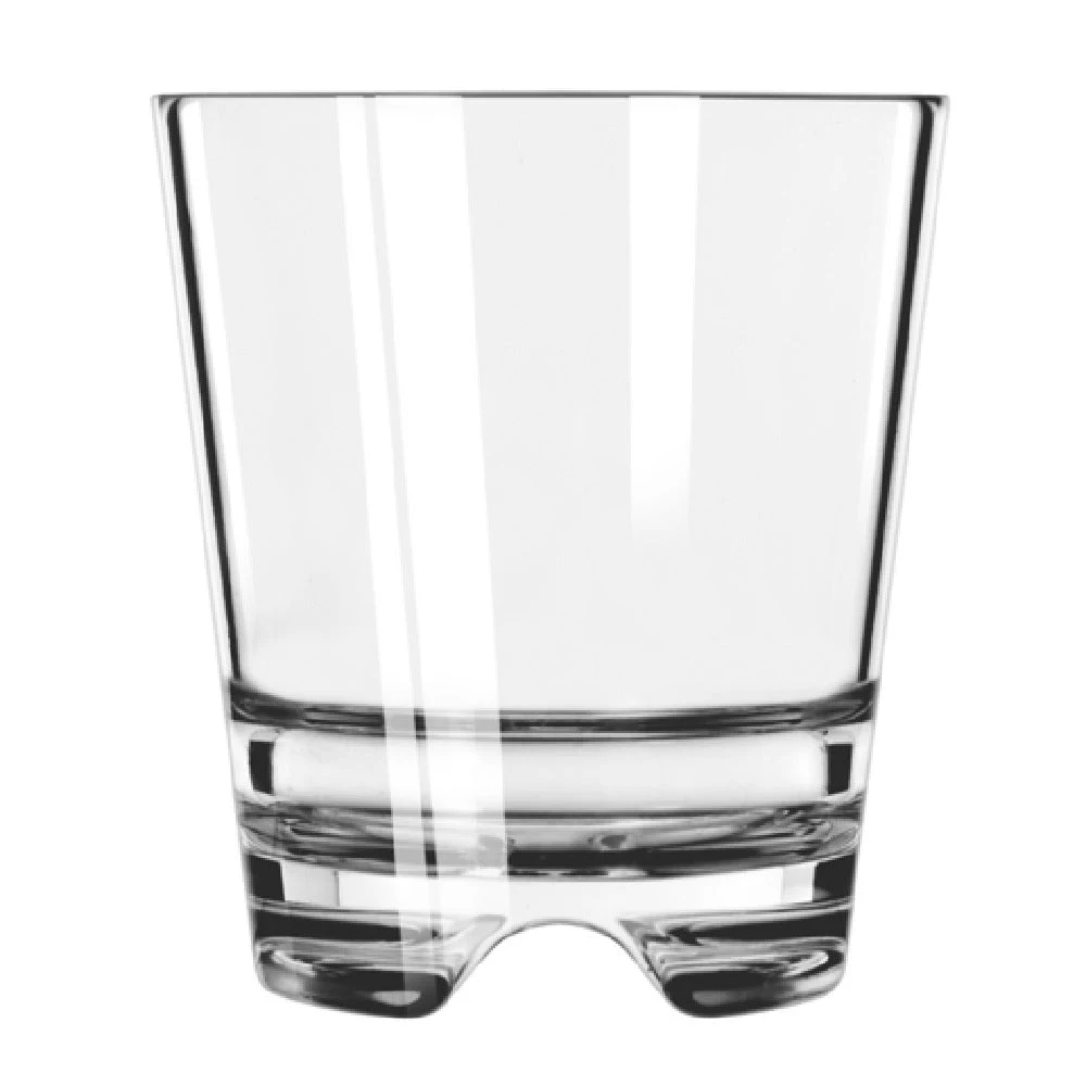 Libbey 109440 10 Oz Impact and Shatter-resistant Stacking Rocks Glass Clear
