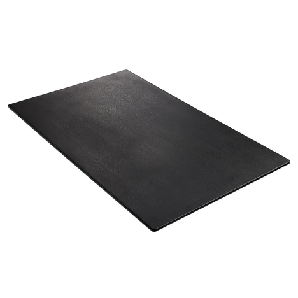Tableware Solutions USA T8323 6-1/2 Inch Black Melamine Tray Dishwasher Safe