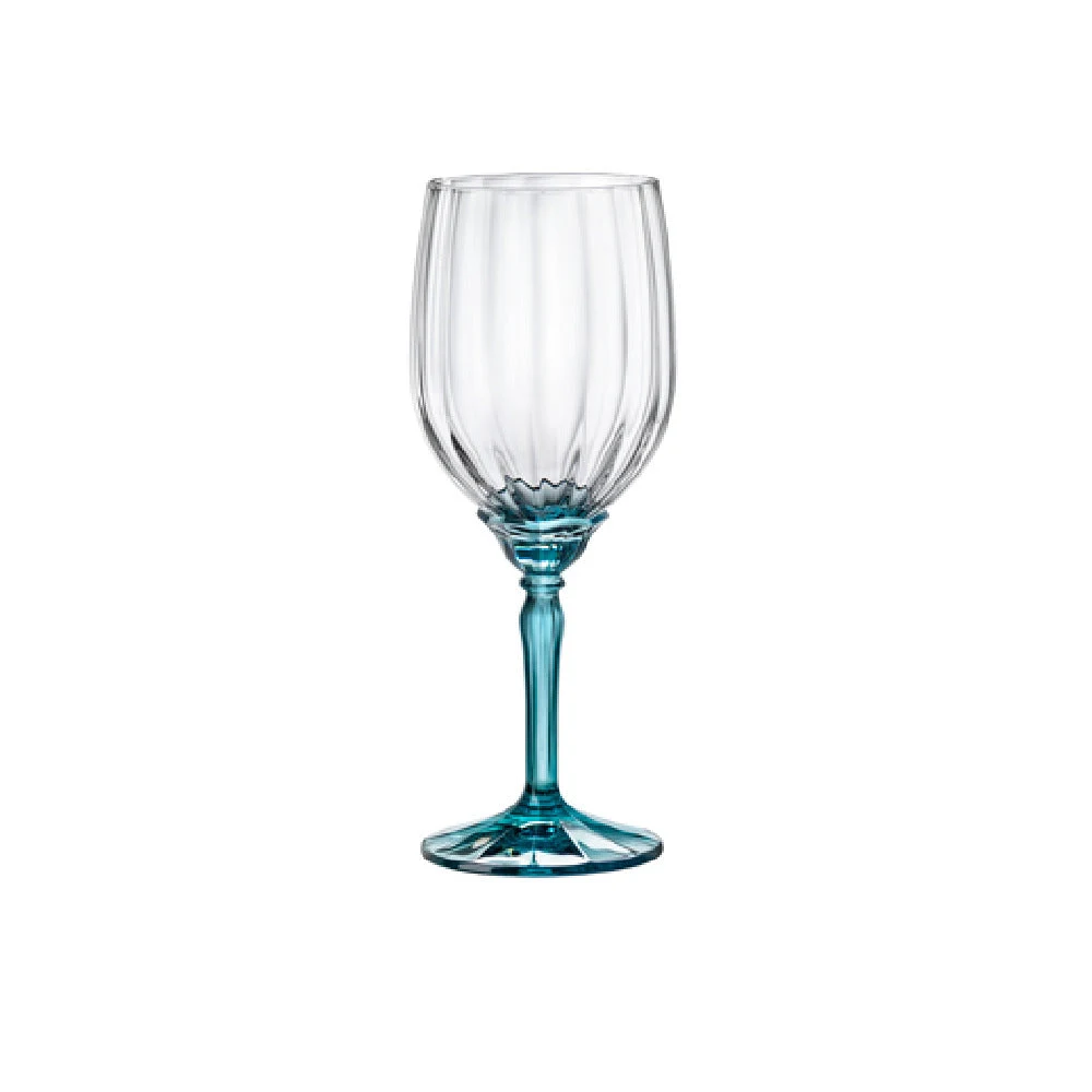 Steelite 49206Q211 12.75 Oz Stemware Glass Florian Blue - 2 Dozen Packs