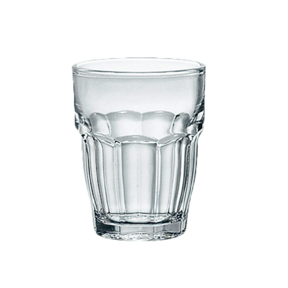 Steelite 4939Q33536 2.5 Oz Soda Lime Shot Glass with Rock Bar Design