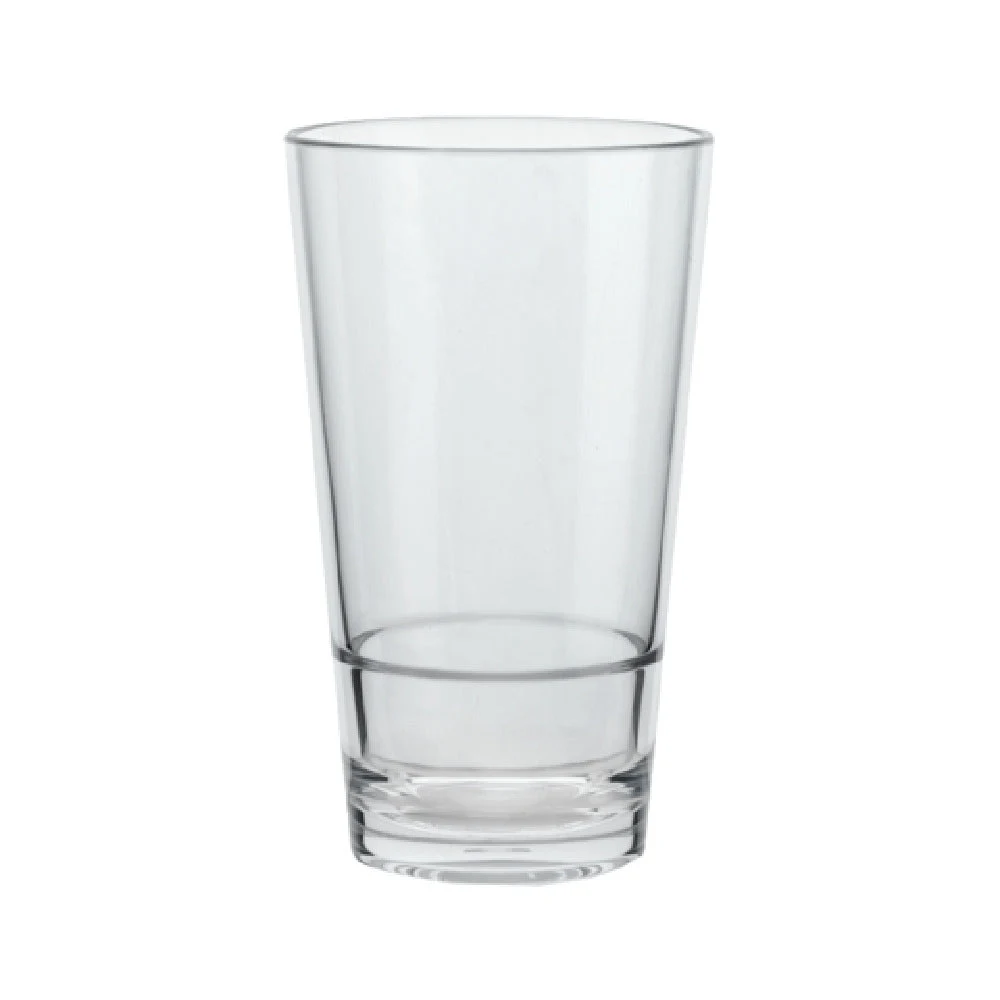 GET Enterprises S-17-CL 16 Oz Clear Pint Glass Stackable Break Resistant