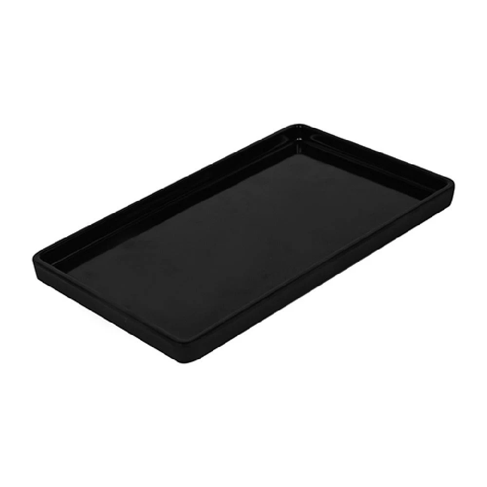 BauscherHepp TB4528M 10 Inch Nordic Tray Black Melamine Rectangular