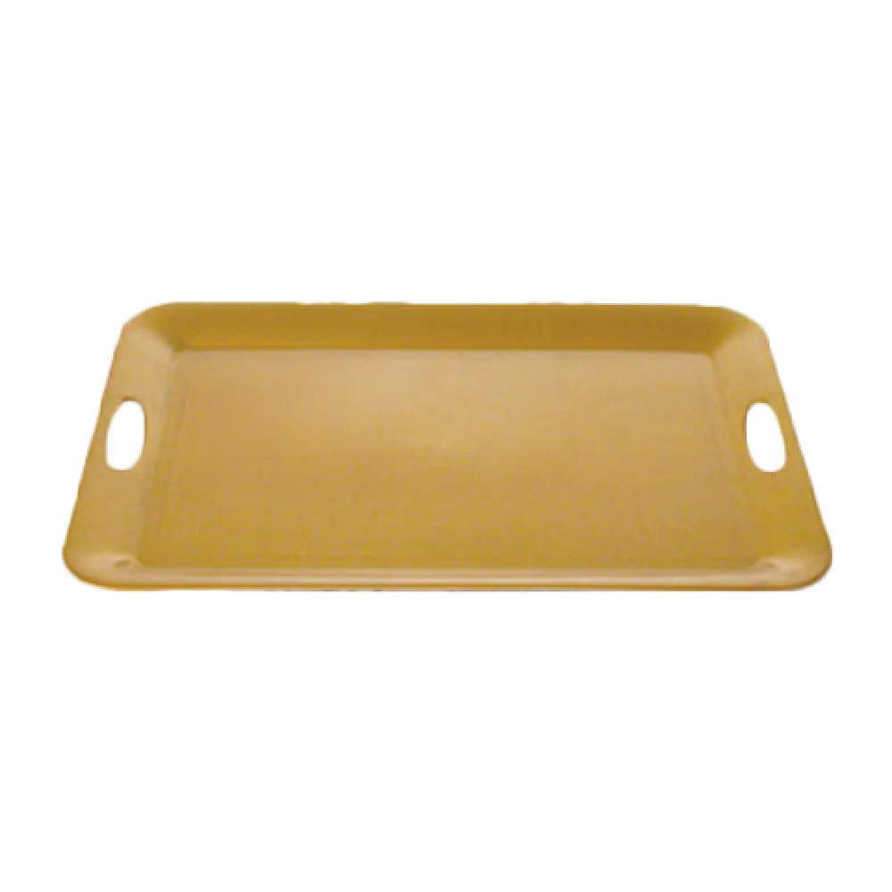 Thunder Group RF2920G 19-1/2 Inch Tray Built-in Handles Break-resistant Melamine Gold Pearl