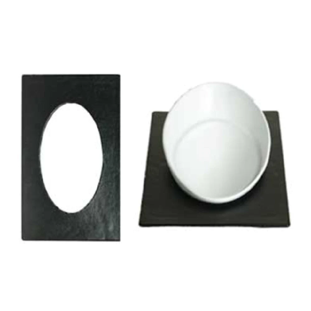 GET Enterprises T0B26SB 21-11/16 Inch Single Tile Cast Aluminum with Resin Coating Sky Blue