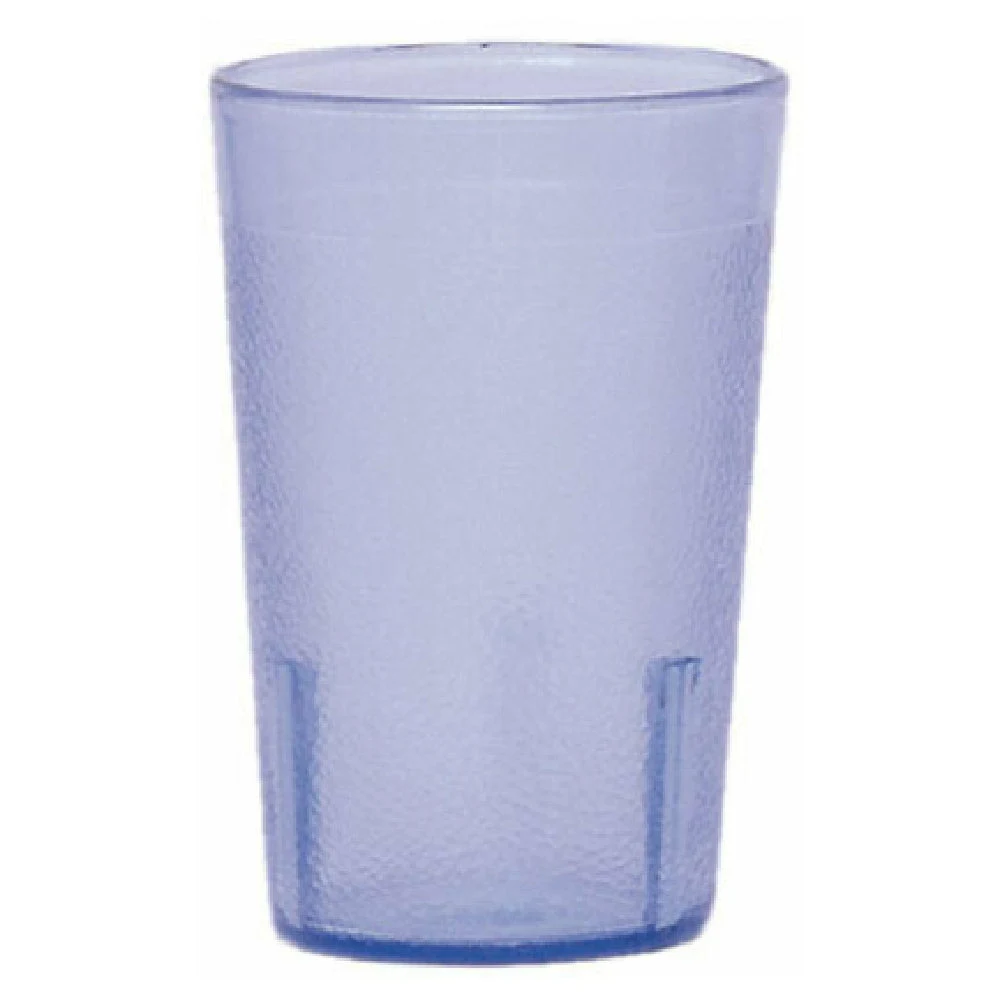 Cambro 800P401 7.8 Oz Tumbler Textured Blue SAN Commercial Drinkware