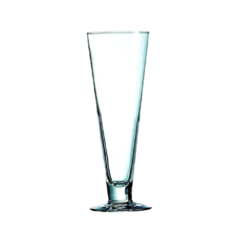 Arc Cardinal N2644 14 Oz Pilsner Soda Lime Glass with Specialty Design - 12 Packs