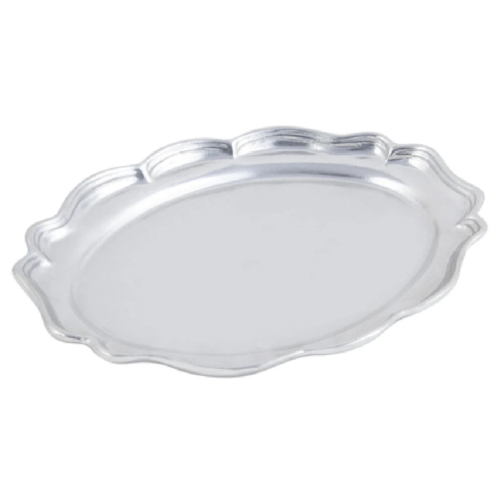 Bon Chef 2012 6-3/4 to 9 Inch Sandwich Platter Aluminum with Pewter-Glo Finish