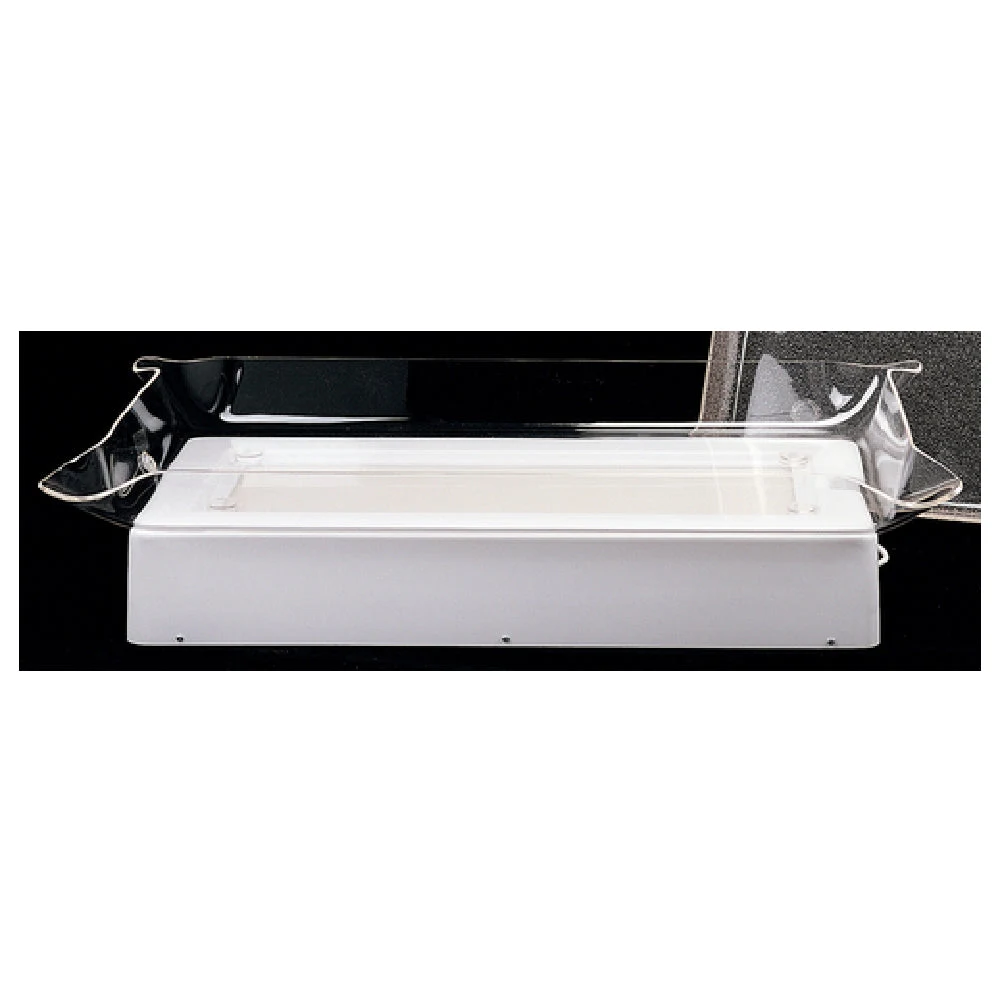 JB Prince C537 T 41 Inch Glo-Ice Tray Acrylic Rectangular Transparent