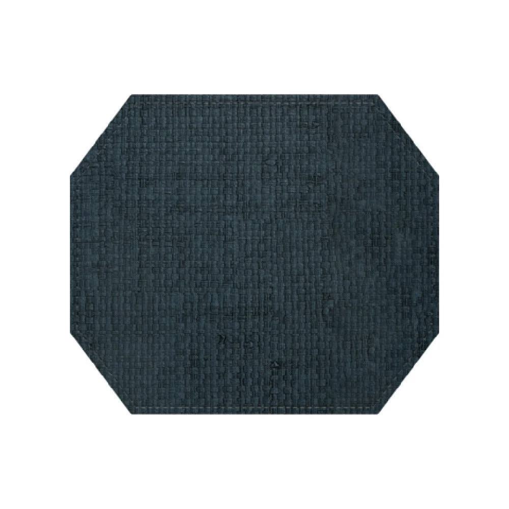 Risch TABLEMATOCT-RATTAN 15X13 Inch Rattan Placemat Octagon Made in USA