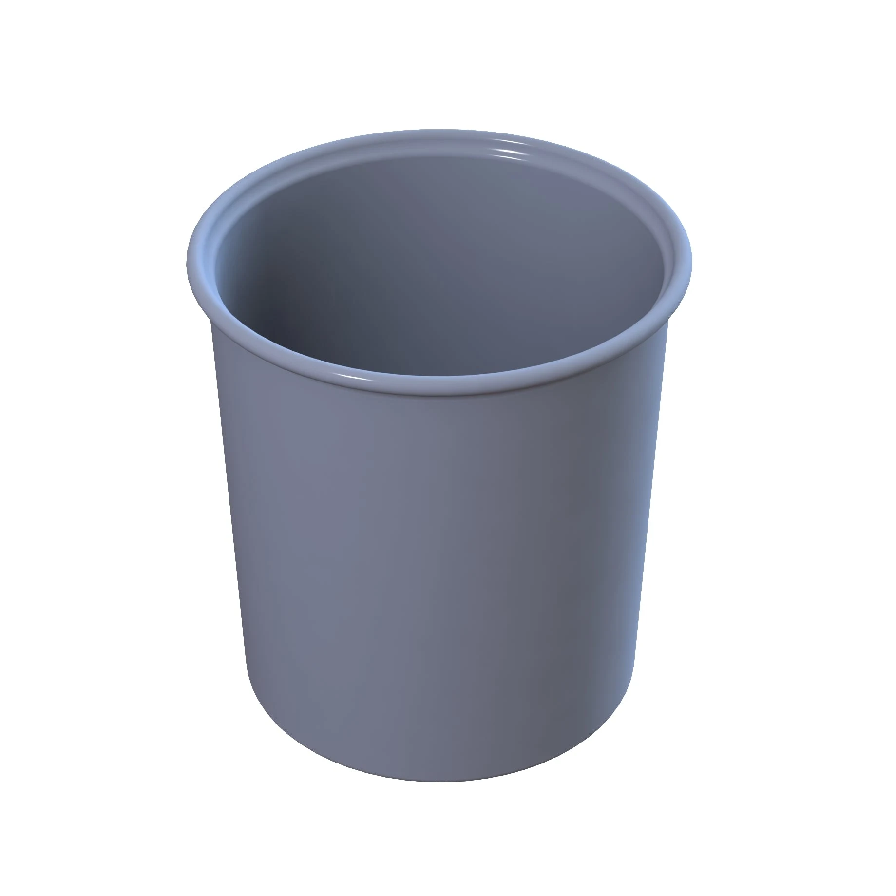 Tablecraft CW1680PB 2-1/2 Qt Cold Holding Salad Crock Aluminum Pigeon Blue Finish
