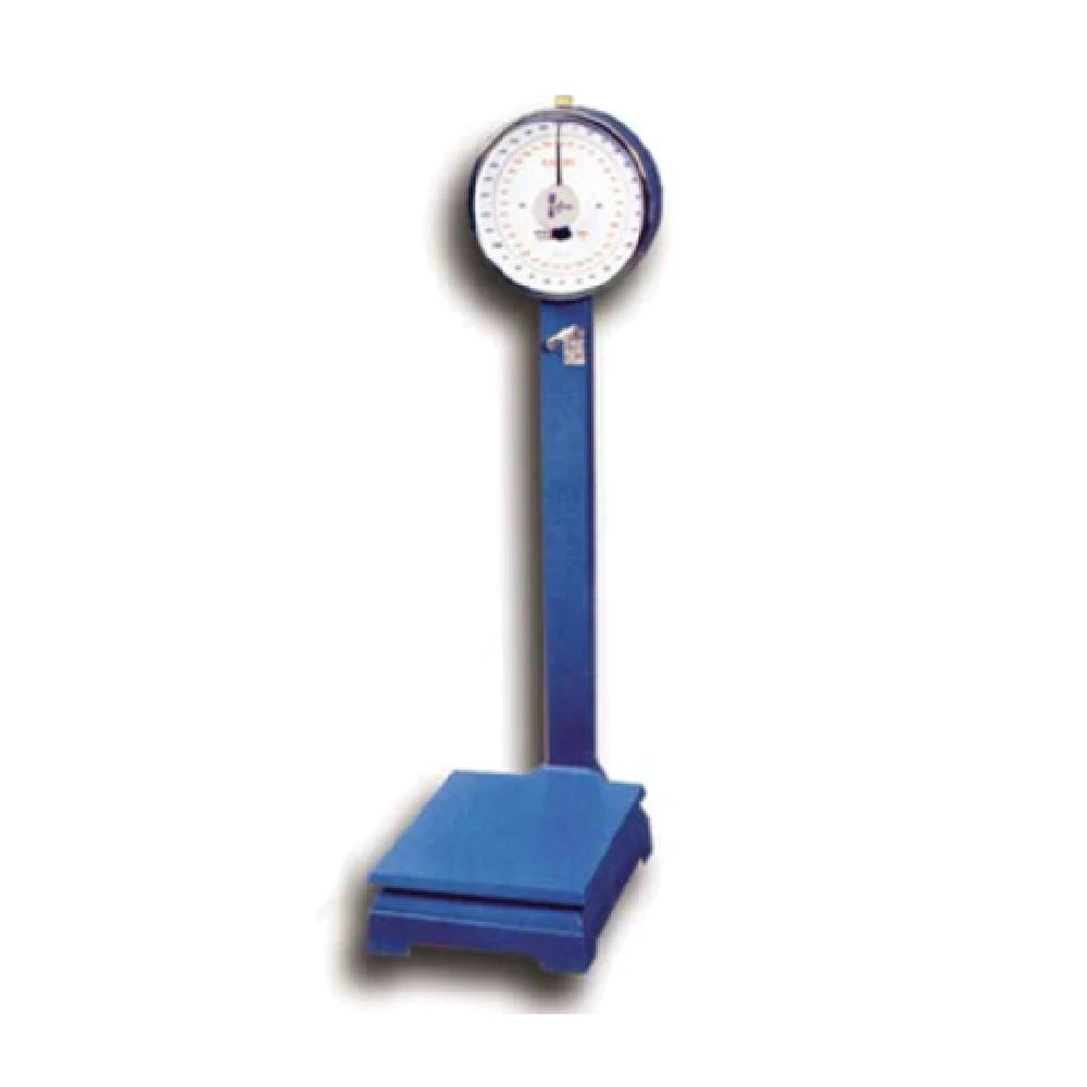Omcan 10840 12 Inch Enameled Steel Two Dial Scale 100 Kg to 220 Lb