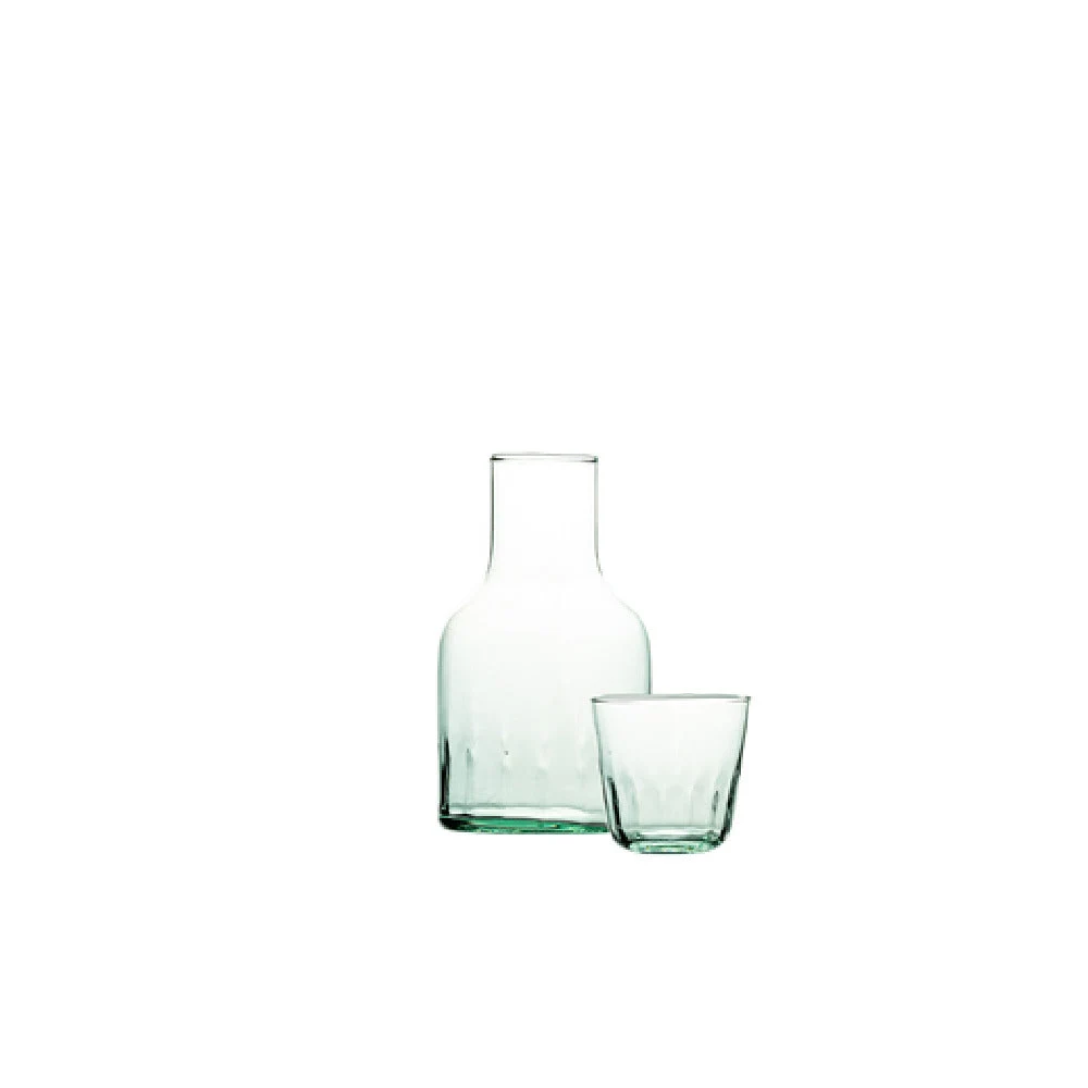 Hospitality Brands HGLMZ21-001 32 Oz Handmade Recycled Glass Set
