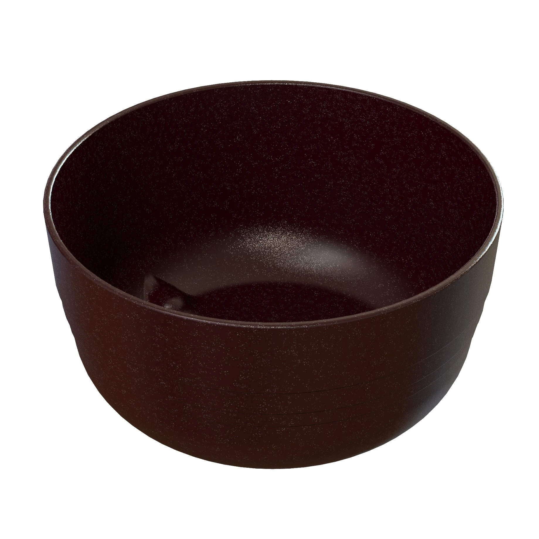 Tablecraft CW3170MRS 3-1/2 Quart Cold Fruit Bowl Round Aluminum Maroon