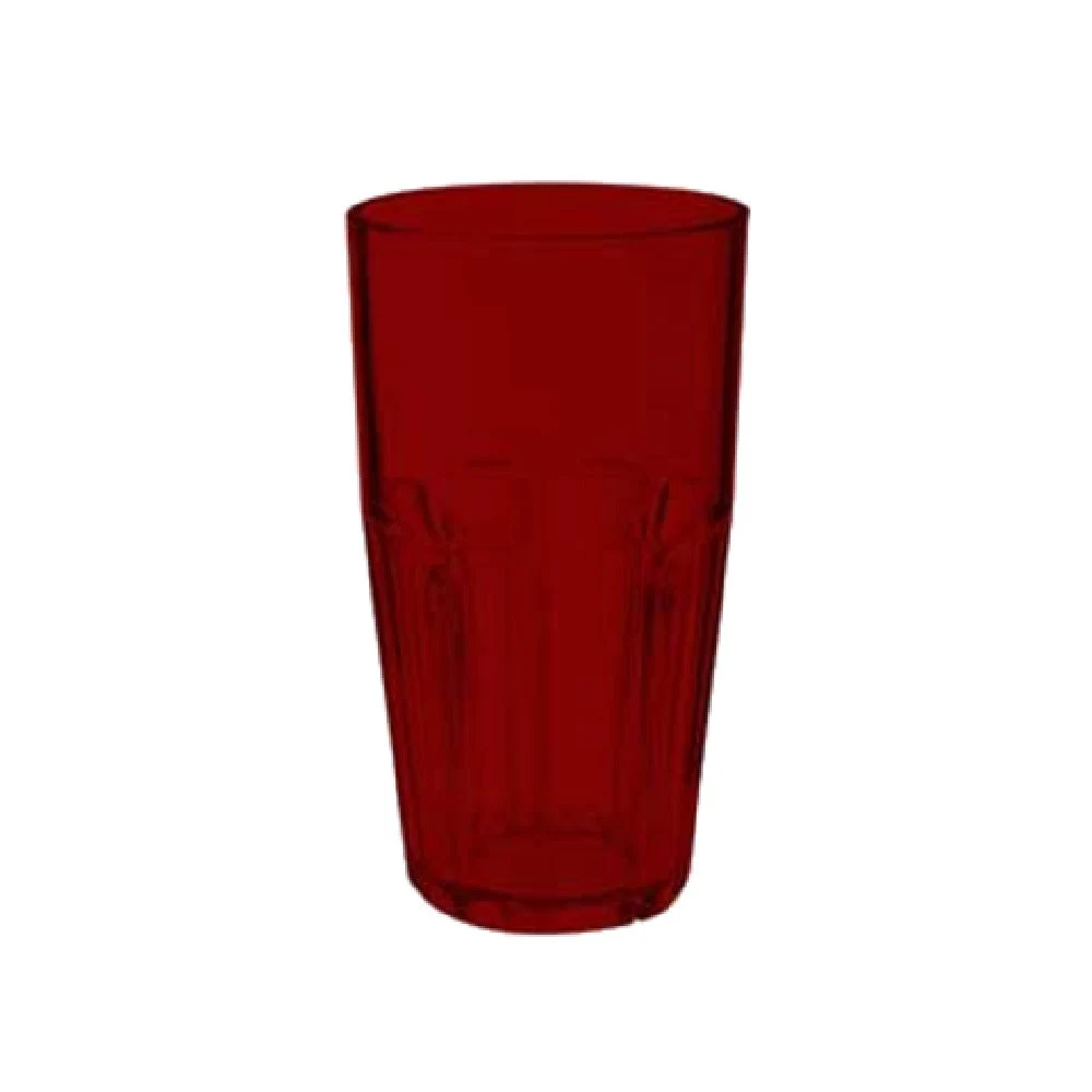 GET Enterprises 9916-1-R 16 Oz Bahama Cooler Tumbler Red SAN Plastic
