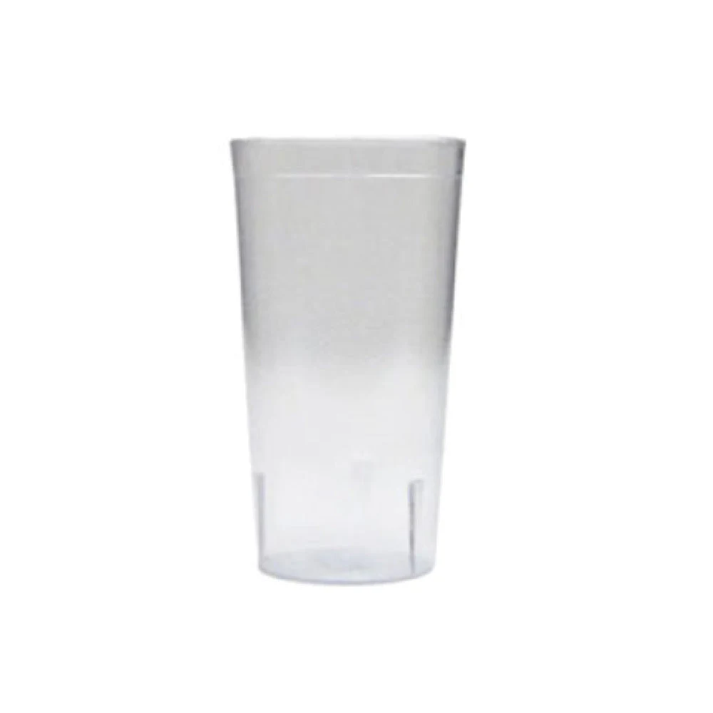 Admiral Craft TPP-12CL 12 Oz Textured Plastic Tumbler Break-Resistant Clear