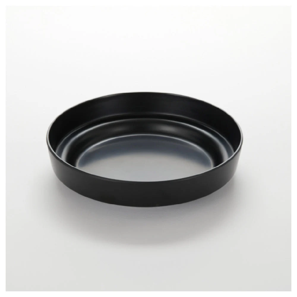 American Metalcraft MSEA10B 10 Inch Seafood Tray with Melamine Black Finish