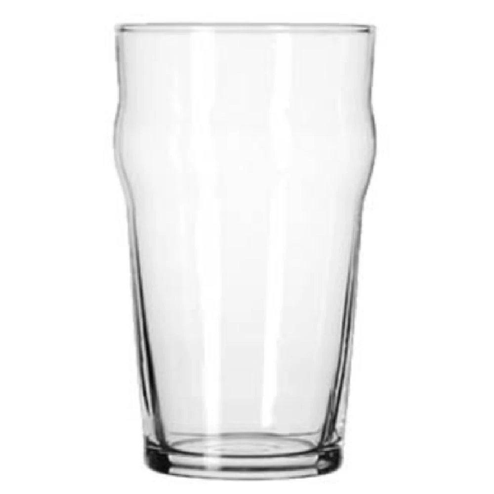 Libbey 14801HT 20 Oz English Pub Glass Clear Heat Treated with Safedge Rim Guarantee