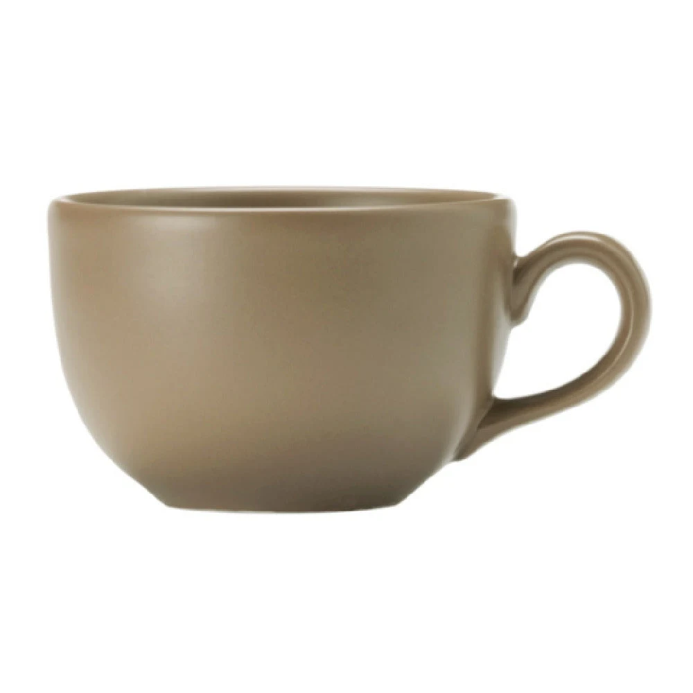 Libbey DRI-12-S 7-3/4 Oz With Handle Vitrified Porcelain Satin Matte Cup