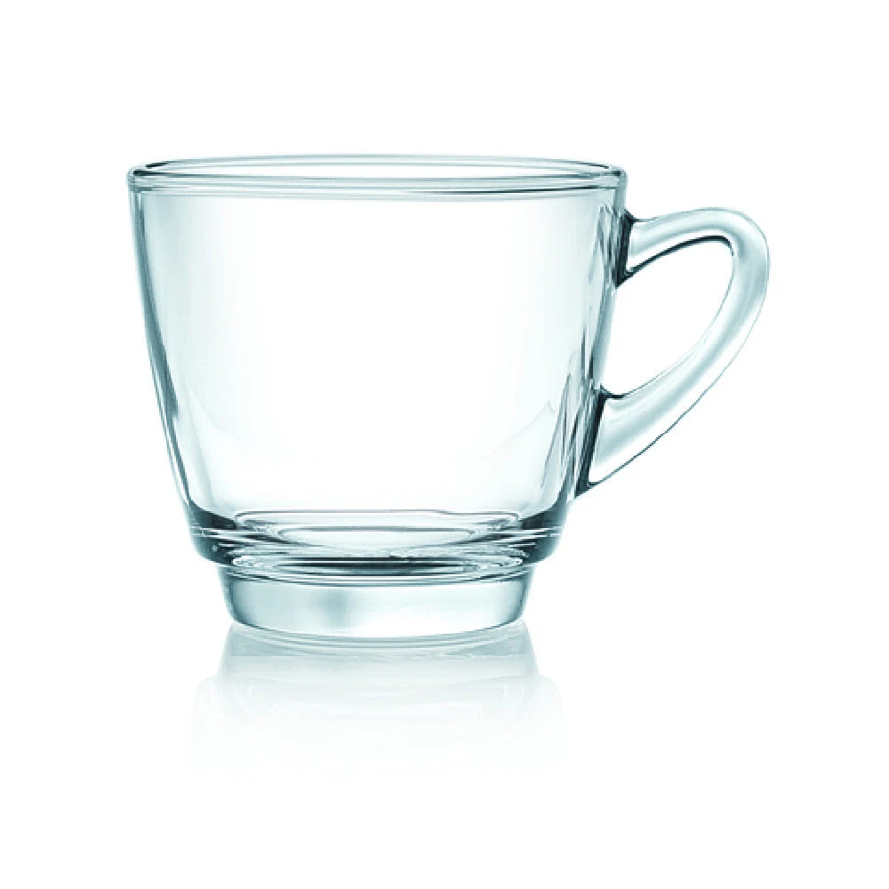 Anchor Hocking 1P01641 8-1/4 Oz Cappuccino Cup Clear Glass - Tabletop