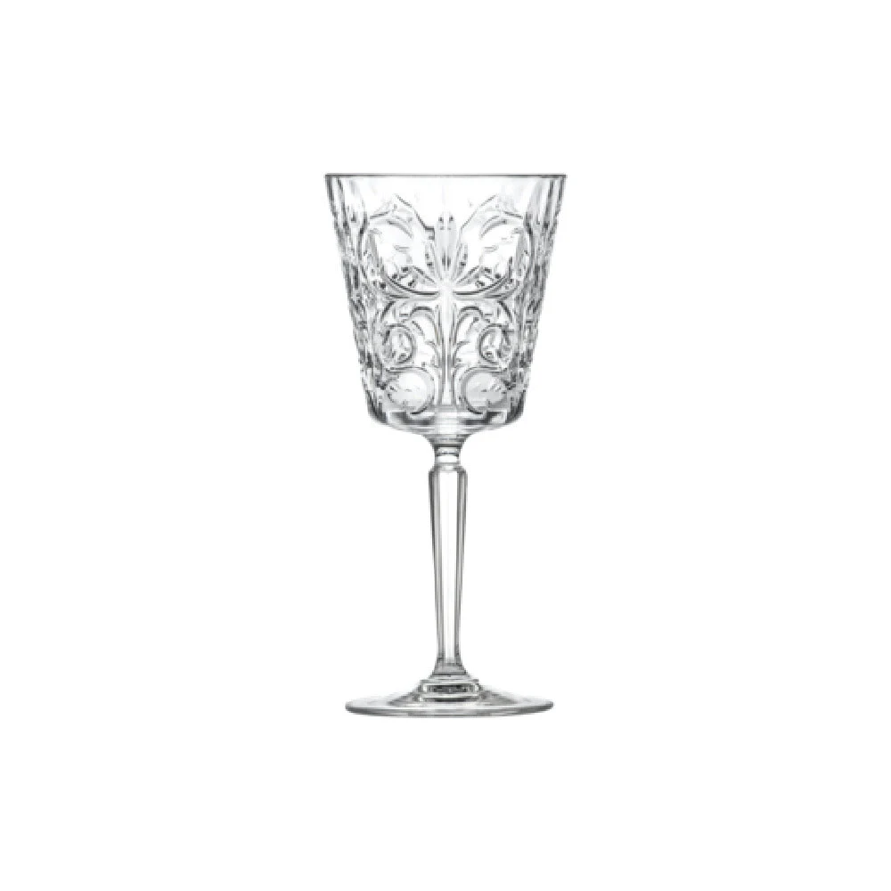 Steelite 676RCR377 9.75 Oz Wine Goblet with Tattoo Design Lead Free Crystal