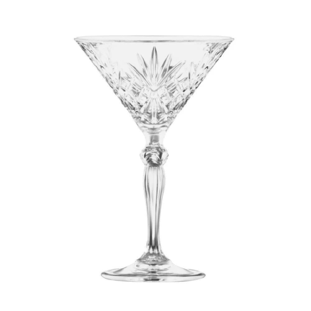 Steelite 670RCR360 7.0 Oz Martini Glass with RCR Crystal Melodia Finish