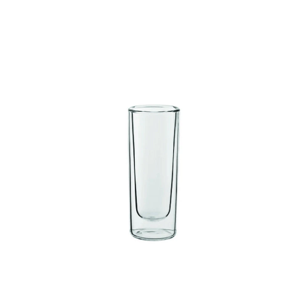 Hospitality Brands HG90050-006 3 Oz Double Walled Tall Shot Glass - Borosilicate Glass