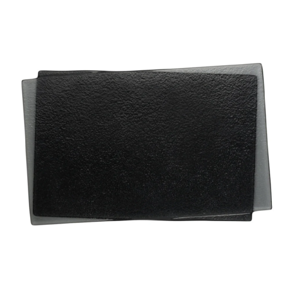 Steelite 6590B932 9.375 Inch Rectangular Tray Glass CH Shadows
